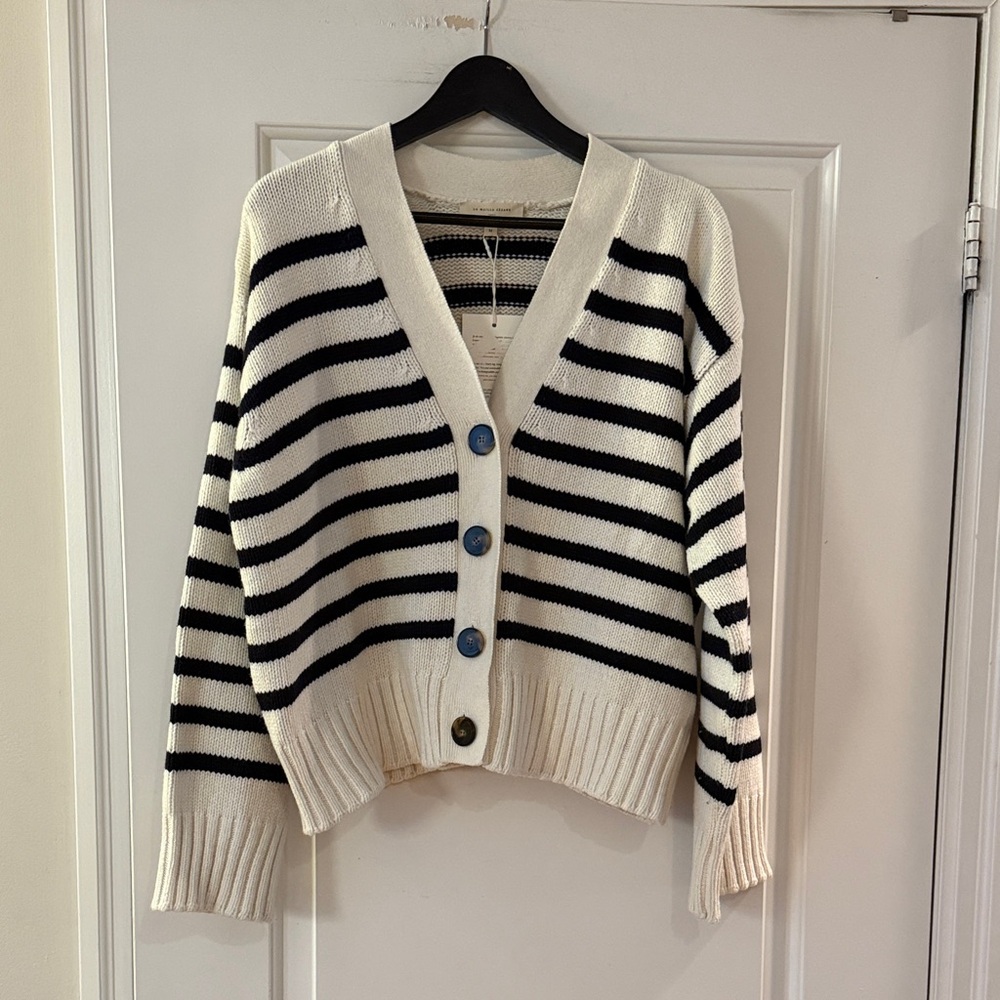 New Sezane Striped Cardigan. Medium. - Picture 2 of 9
